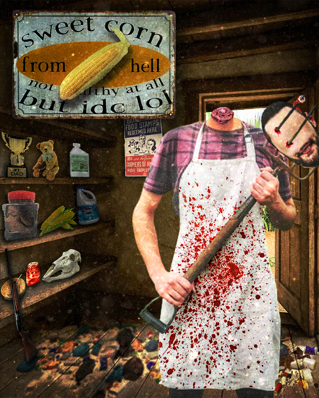 corn from hell poster