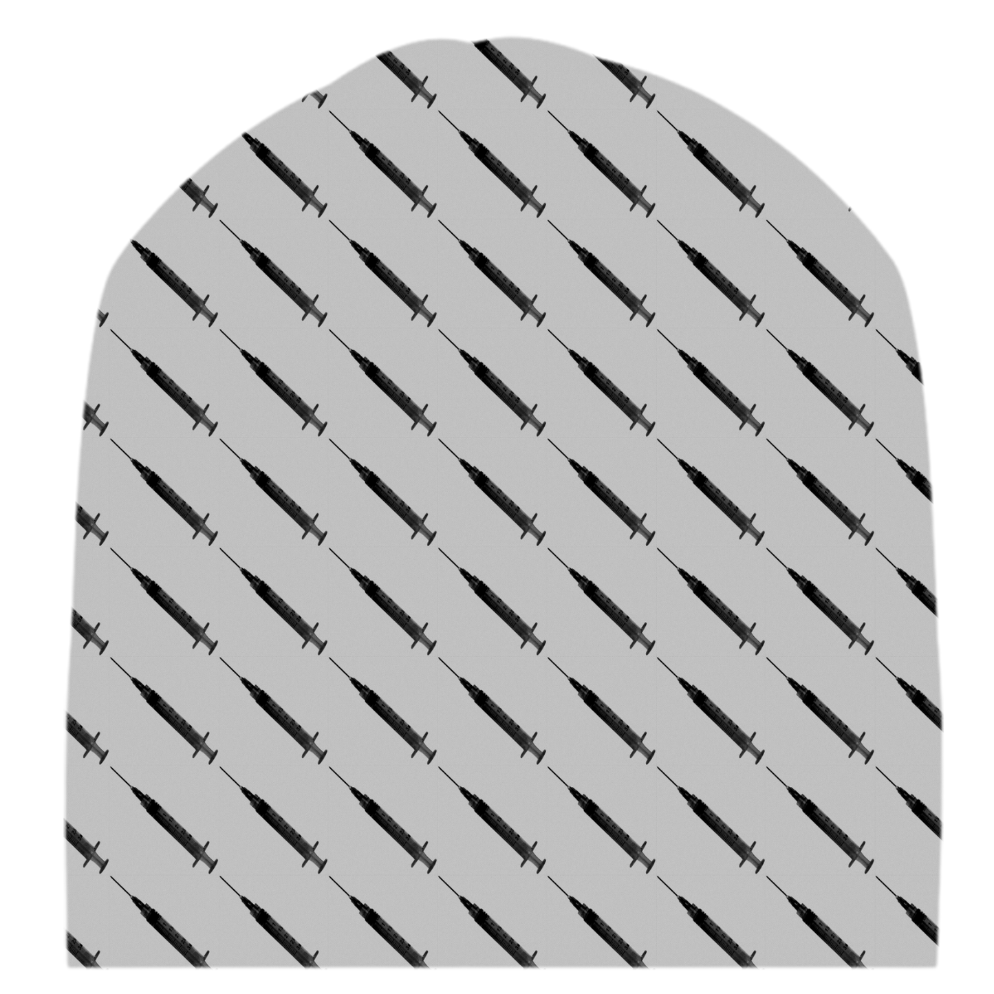 needle pattern beanie