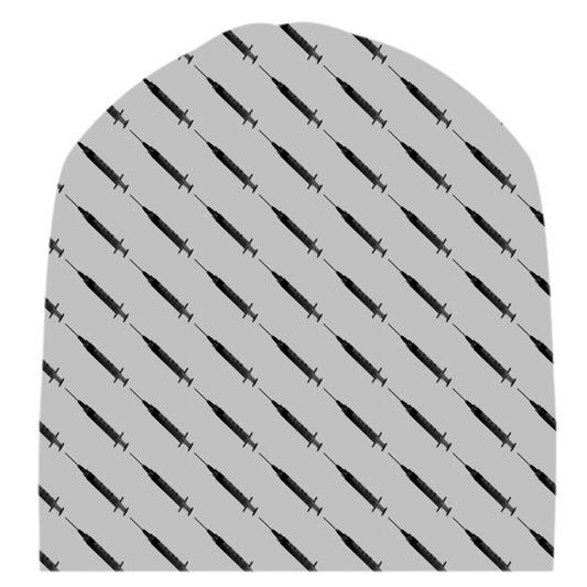 needle pattern beanie